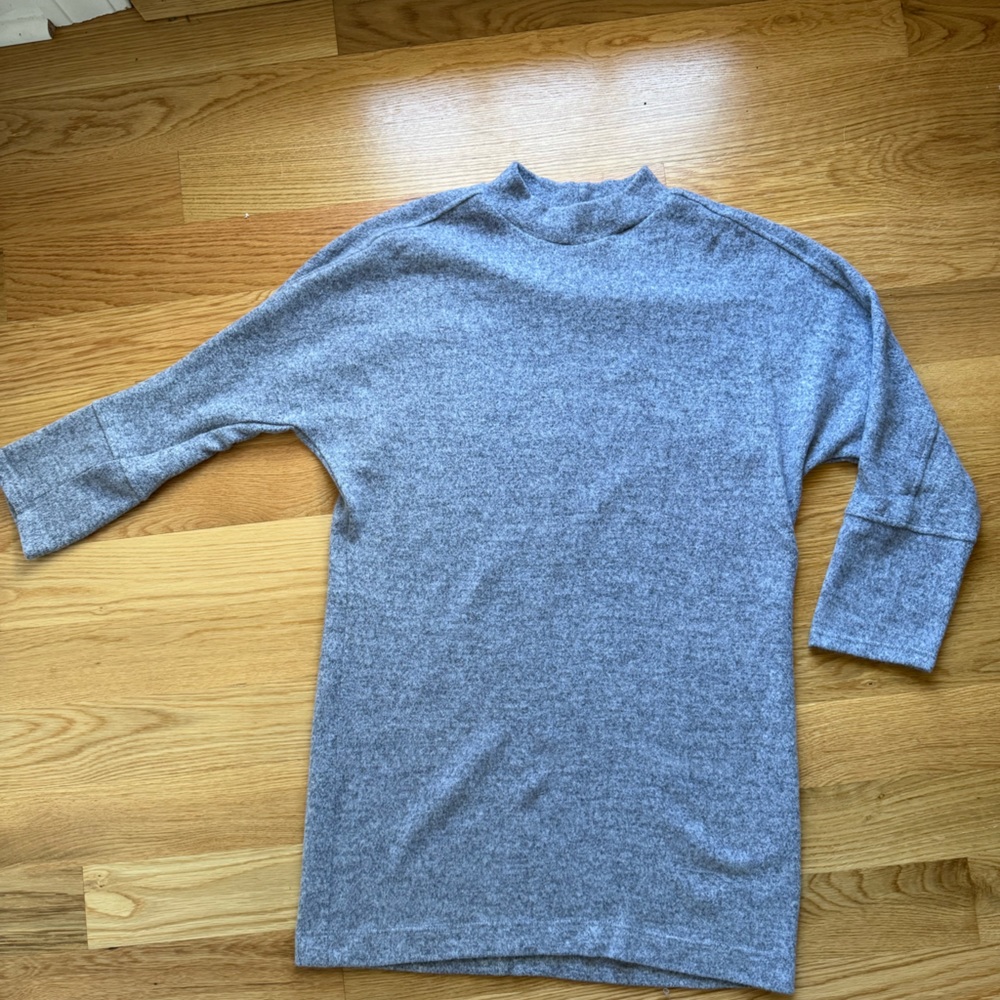 LUSH | Gray Tunic Sweater Dress | Size Small